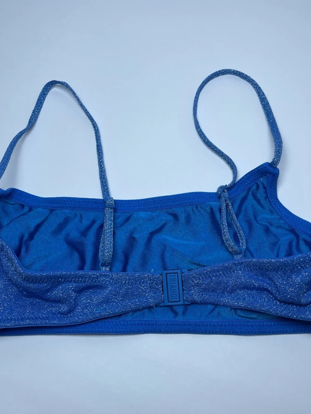 triangl swimwear Sparkling Royal Blue Bikini Top Size XS